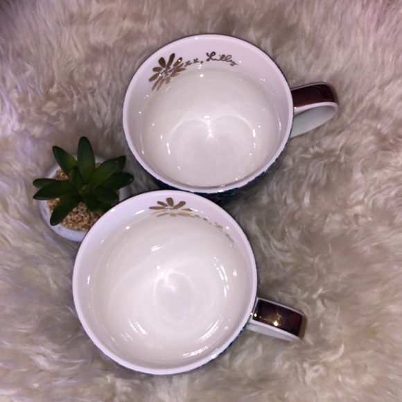 LILLY PULITZER ceramic Two MUGS 12oz - Picture 5 of 5